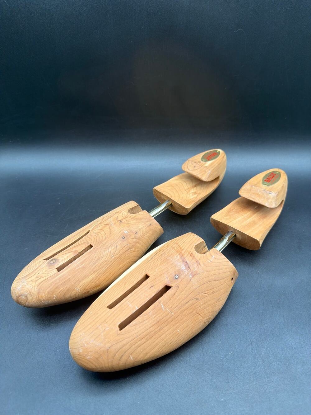 Vintage Bally Made in Switzerland Cedar Shoe Trees Men’s Extra Large Pair